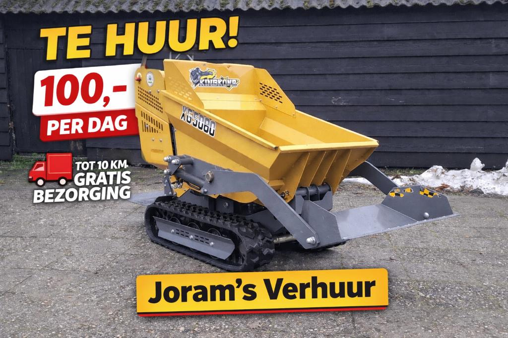 Te huur Rubsdumper zelfladend, Verzenden, King Kong, Joramsverhuur@gmail.com, 3781 LP