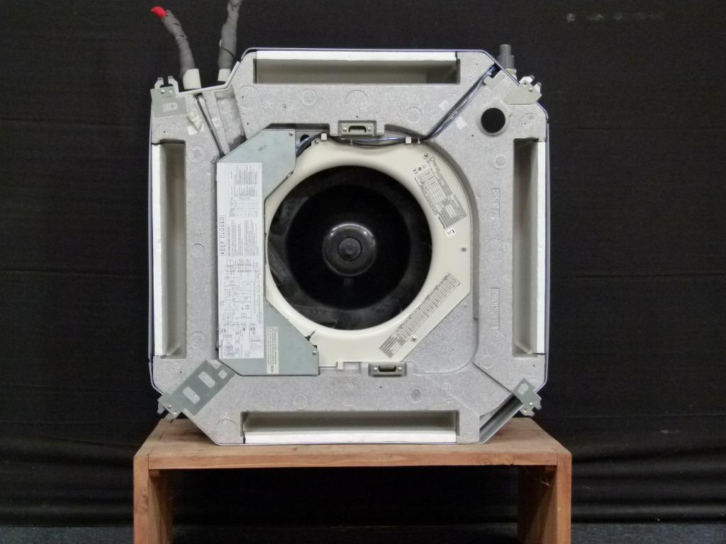 7 kW Panasonic split airco plafond 90x90 cassette 24.000 BTU, Witgoed en Apparatuur, Airco's, Gebruikt, Timer, 3 snelheden of meer