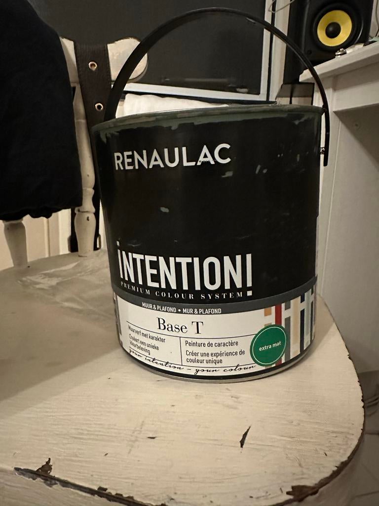 Renaulac Intention Verf R62A953T - bijna volle emmer, Doe-het-zelf en Verbouw, Verf, Beits en Lak, Ophalen, Gebruikt, Overige kleuren