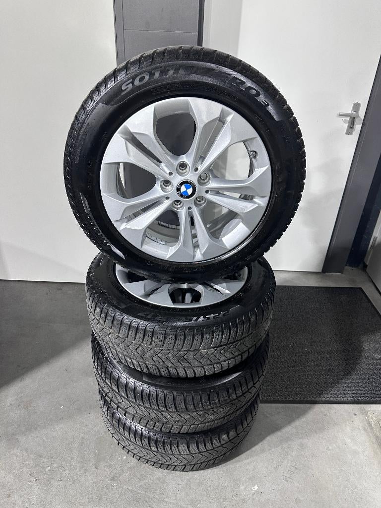 Orginele winterset van een Bmw 5x112 Pirelli 225/55/R17, Ophalen, Gebruikt, Banden en Velgen, 17 inch