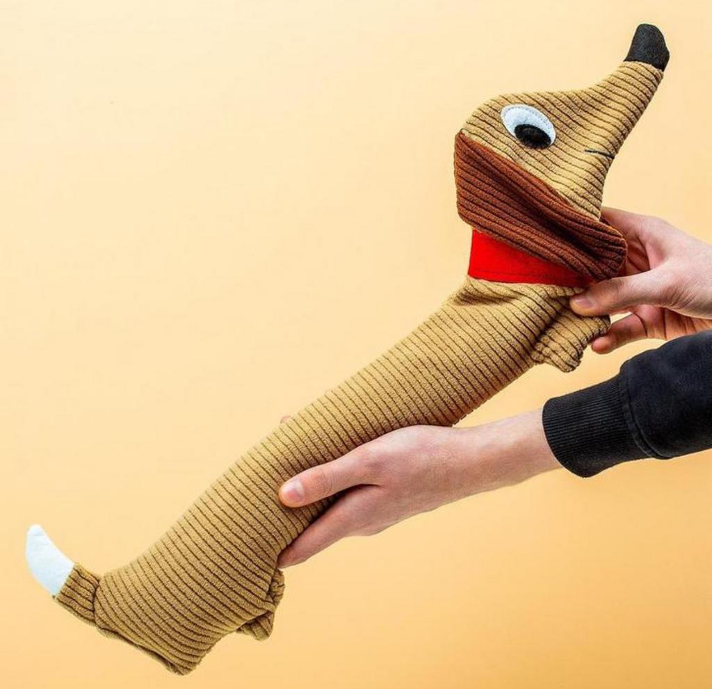 Bitten Warmtekussen Teckel -knuffel, Ophalen of Verzenden, Zo goed als nieuw