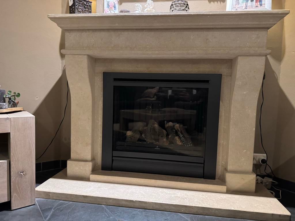 Barbas Samoen 350NN Inbouw Gashaard - Als Nieuw!, Ophalen, Zo goed als nieuw, Inbouwhaard, Gashaard