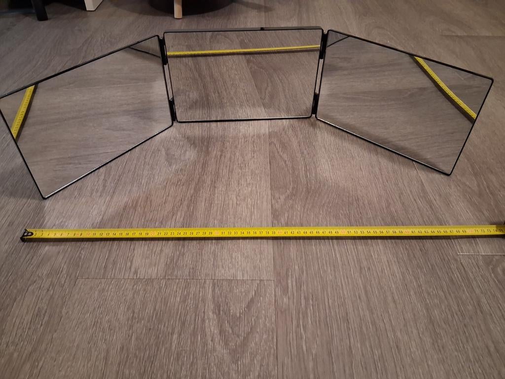 3 Make-up Mirrors - foldable, Ophalen of Verzenden, Rechthoekig, Minder dan 50 cm