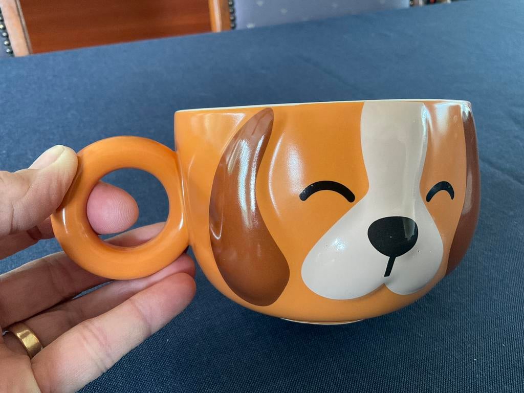 HEMA hond /grote kom met oor, Huis en Inrichting, Ophalen of Verzenden, Zo goed als nieuw, Kom(men), Overige stijlen