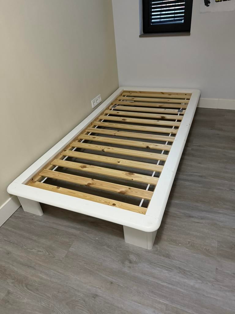 Futon bed 1-persoons met matras, Ophalen, Gebruikt, 90 cm, Eenpersoons