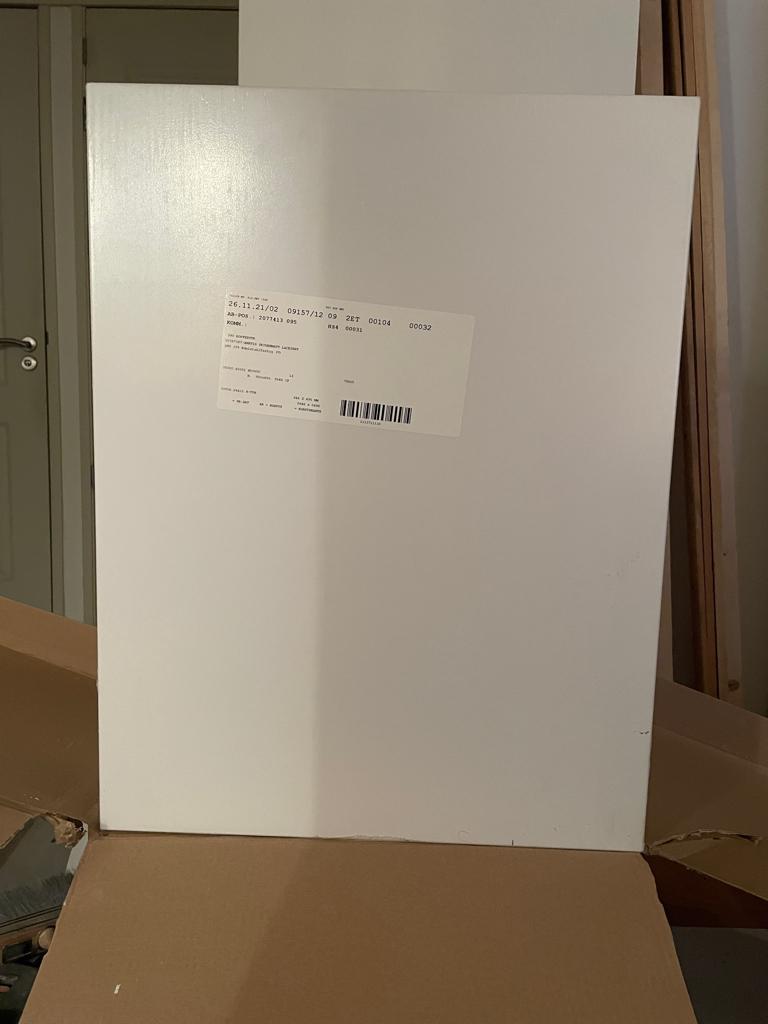 Twee Keukenkasten, Huis en Inrichting, Keuken | Keukenelementen, Wit, Nieuw, Minder dan 100 cm, 25 tot 50 cm