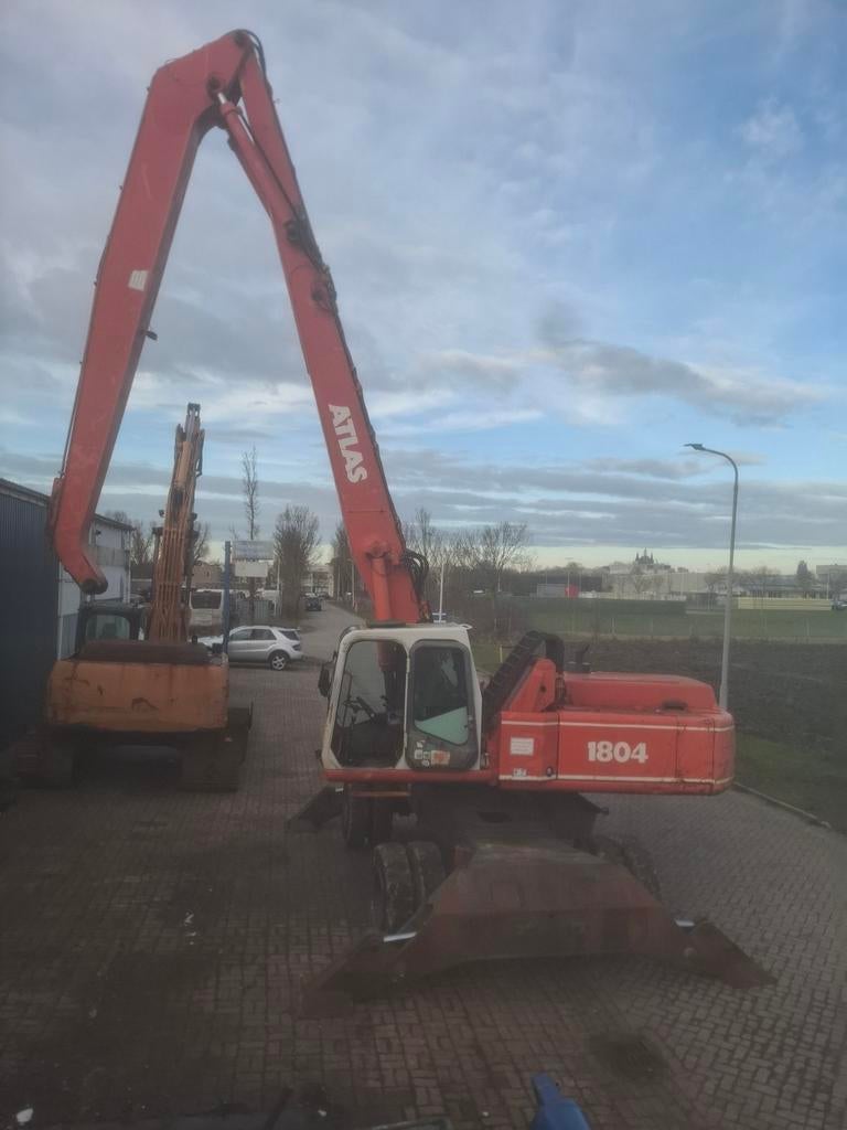 Atlas 1804 Mobiele Overslagkraan - Werkend, Zakelijke goederen, Machines en Bouw | Kranen en Graafmachines, Ophalen, Kraan