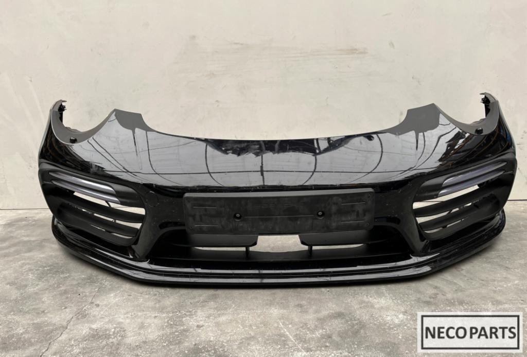 PORSCHE 991 TURBO S FACELIFT VOORBUMPER ZWART ALLES LEVERBAA, Gebruikt, -, Porsche, Ophalen of Verzenden