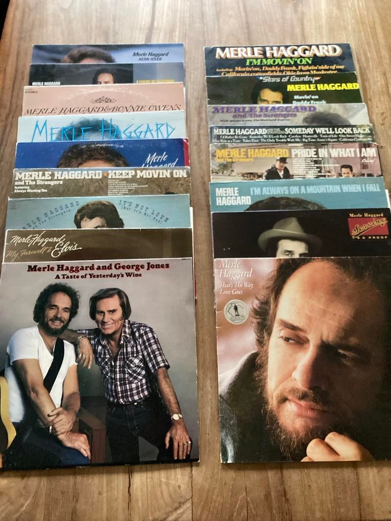 Merle Haggard - 16 LP's, Ophalen of Verzenden, Gebruikt, 12 inch