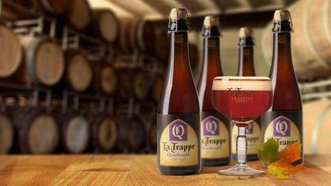 La Trappe Quadrupel Oak Aged Batch 52 september 2024, Verzamelen, Biermerken, Ophalen, Nieuw, Flesje(s), La Trappe