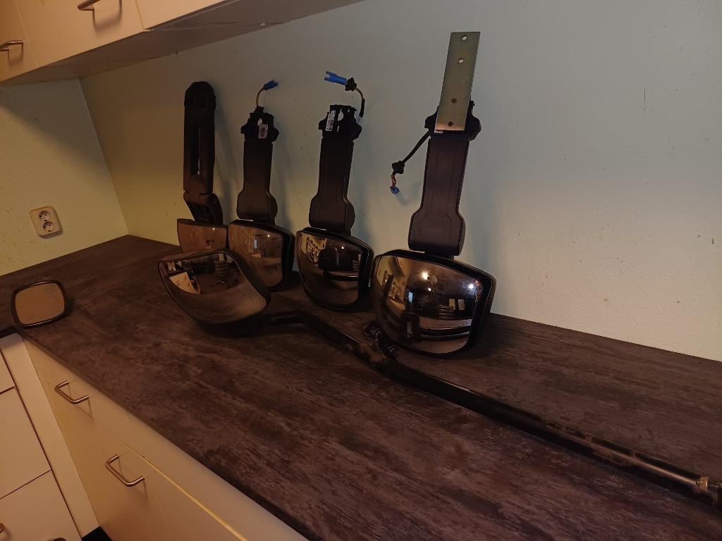 vrachtwagen, Ophalen, Nieuw, Scania, Spiegels