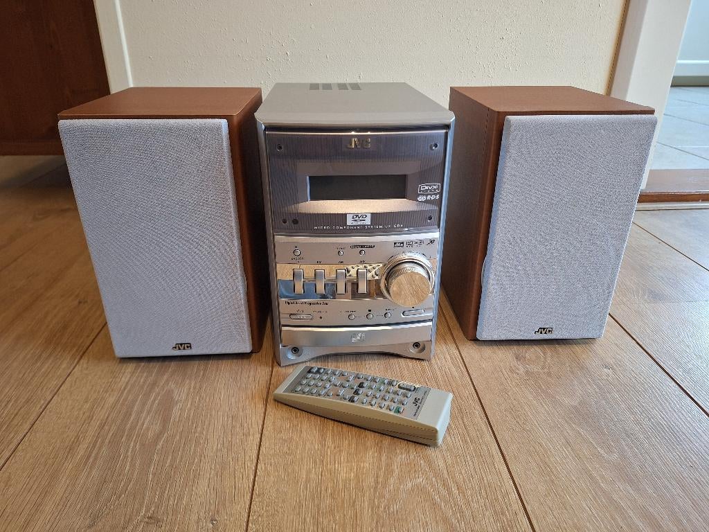 JVC Micro system UX-GD6 (met dvd speler), Ophalen, Gebruikt, JVC, Tuner of Radio