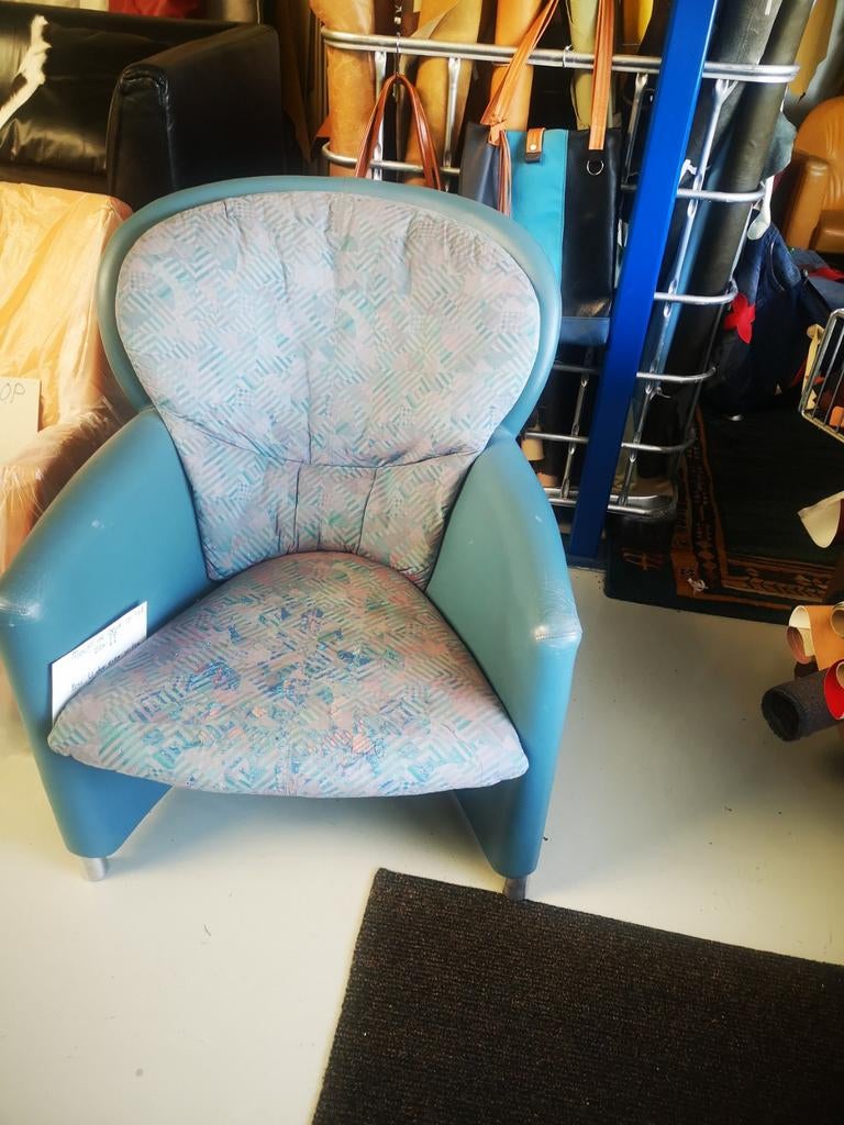 Leolux excalibur fauteuil voor niks, Ophalen, Gebruikt, 75 tot 100 cm, Leer