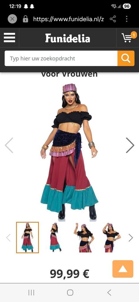 Zigeunerin carnavalspak nieuw, Ophalen of Verzenden, Nieuw, Carnaval