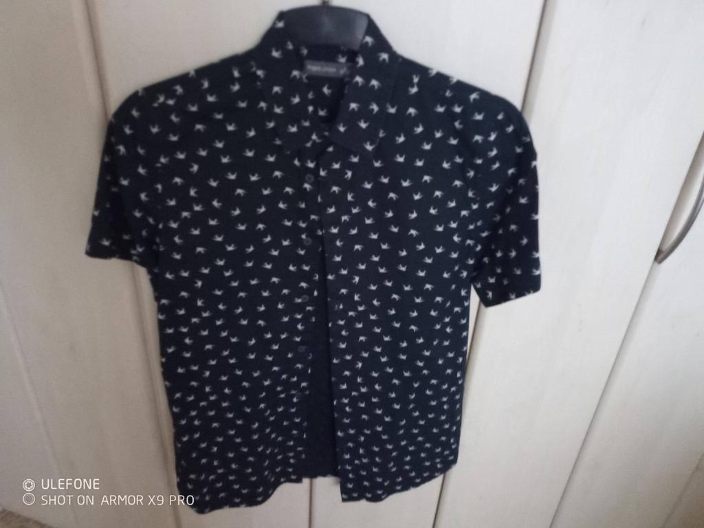 ZGAN Leuke vlotte jongens bloes  S, Kleding | Heren, Overhemden, Ophalen, Blauw, Halswijdte 38 (S) of kleiner, ANGELO LITROCO