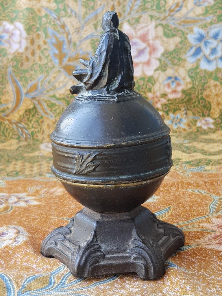 Zeldzame antieke werkende thermometer uit Engeland 16 cm., Ophalen of Verzenden