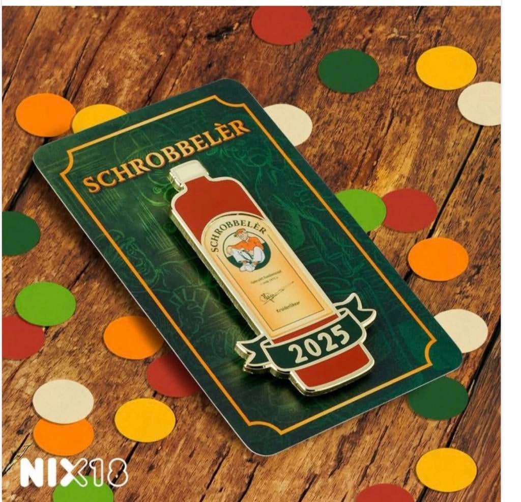 Jaar pin 2025 Scrobbeler gezocht, Verzamelen, Speldjes, Pins en Buttons, Ophalen of Verzenden, Nieuw