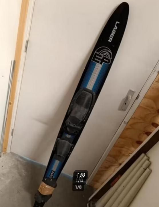 Ep Laser proseries444 slalom waterski ongeveer 170cm, Gebruikt, Waterski's, Ophalen of Verzenden