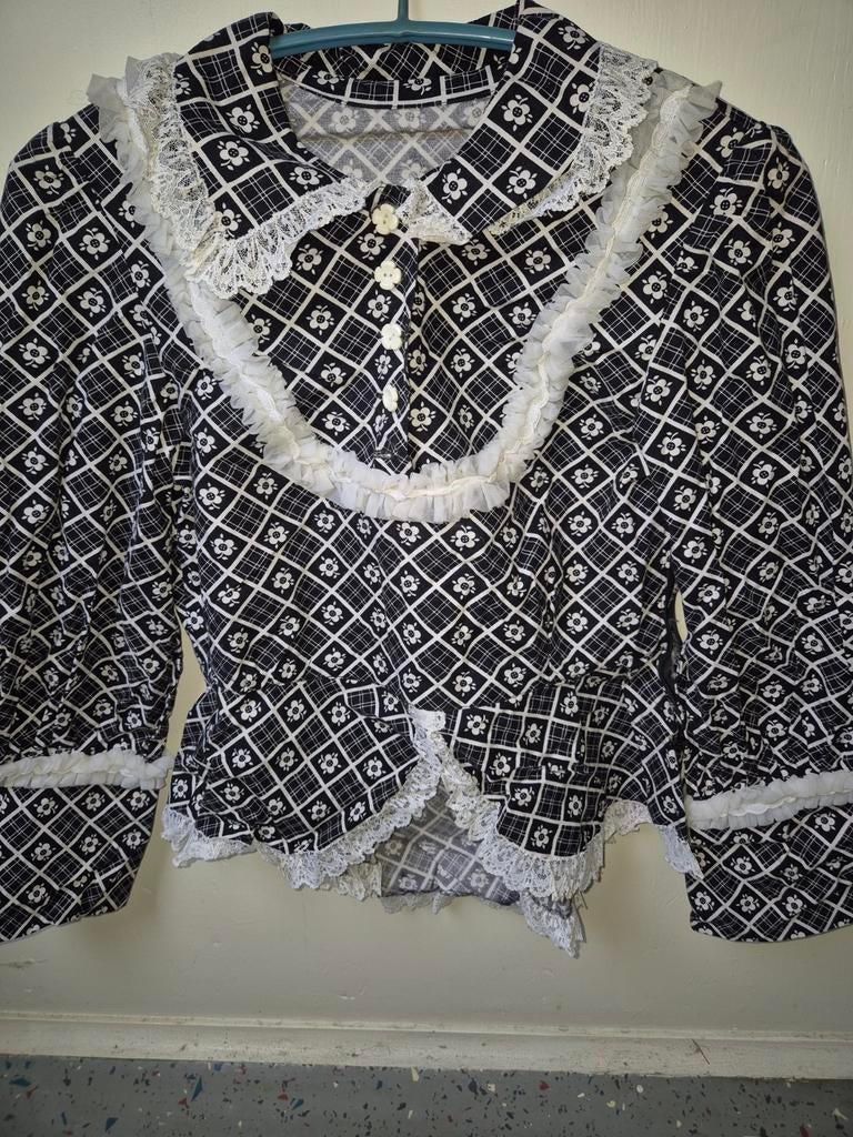 Geweldige blouse voor boerenbruiloft, Ophalen, Zo goed als nieuw, Carnaval