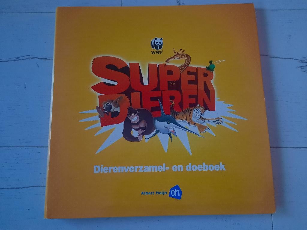 Te koop: Super dieren plaatjes boek, vanaf 4 jaar, cadeau, Verzamelen, Supermarktacties, Albert Heijn, Ophalen of Verzenden
