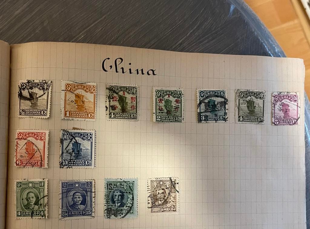 Chinese postzegels, Ophalen