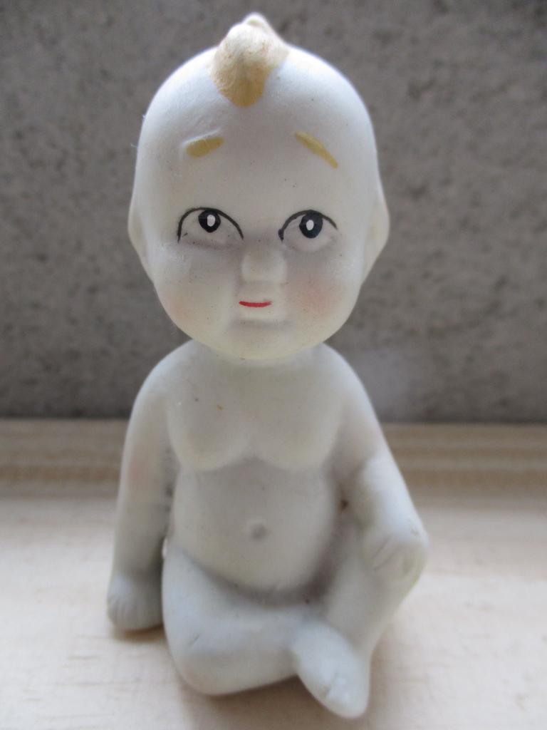 Vintage bisquit porselein kewpie baby pop, Ophalen of Verzenden, Gebruikt, Mens