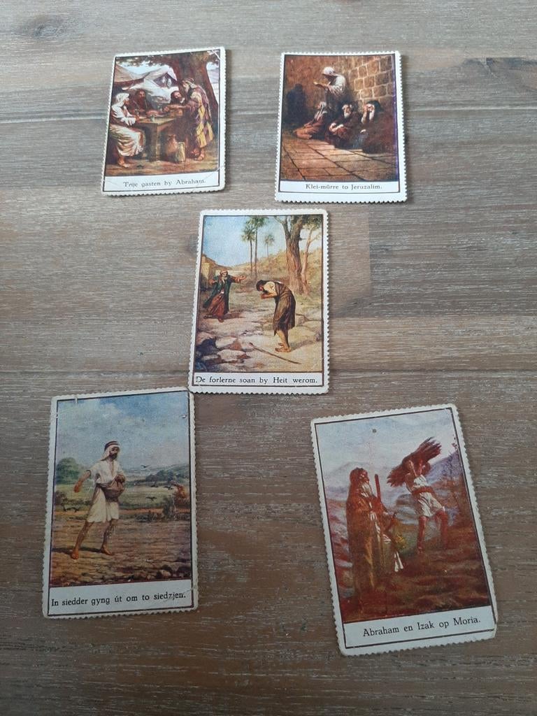 Friese bijbel prenten, Ophalen of Verzenden, Gebruikt, Plaatje