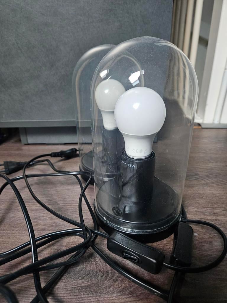 Lampen, Ophalen, Zo goed als nieuw, Glas, Minder dan 50 cm