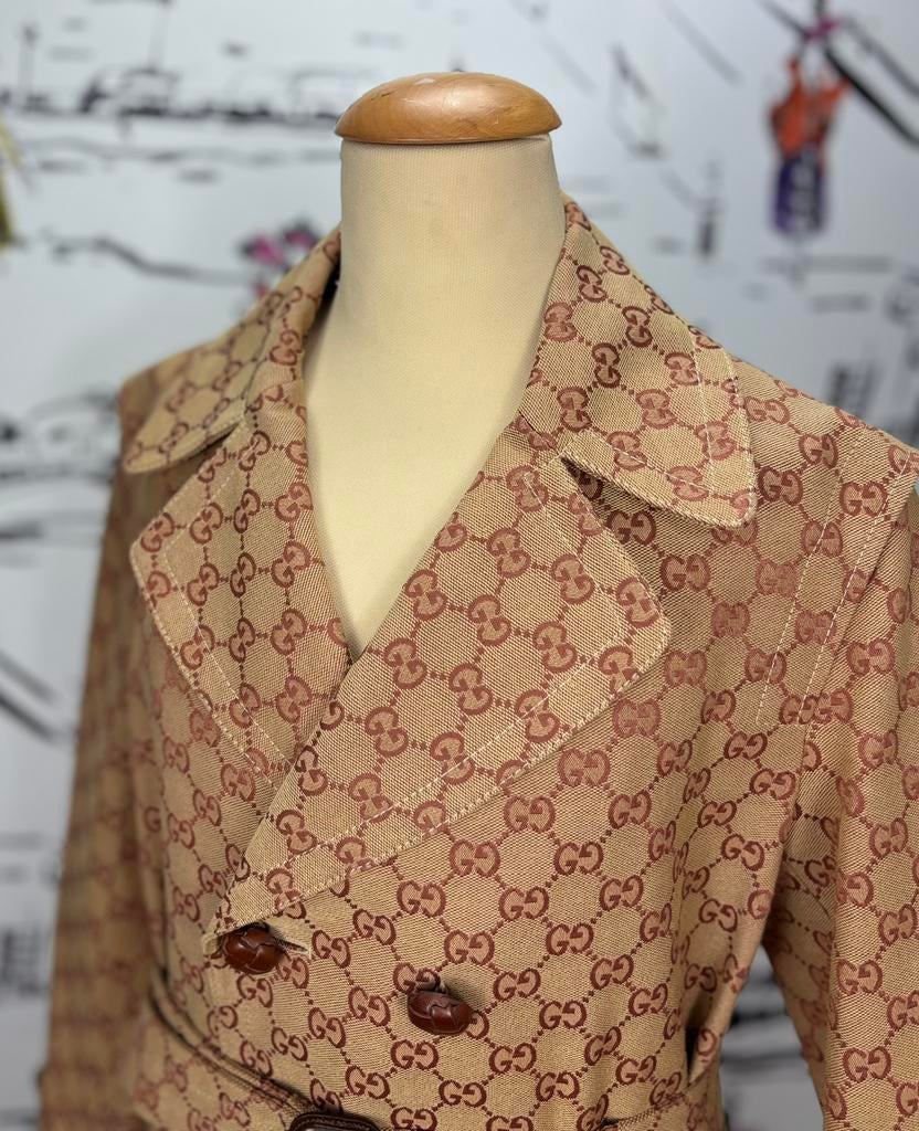 Gucci GG trenchcoat jas maat 140-152 NIEUW (1.390 euro), Meisje, Gucci, Jas, Nieuw