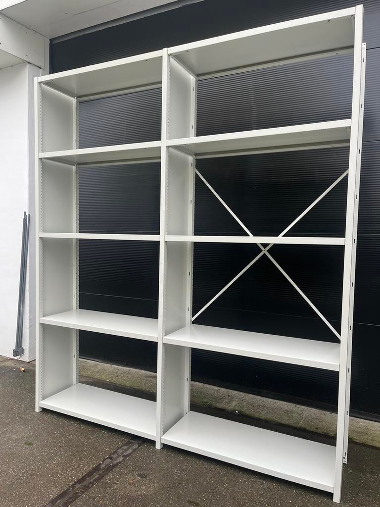 Witte stelling stellingkast kast legbordstelling rekken, Ophalen of Verzenden