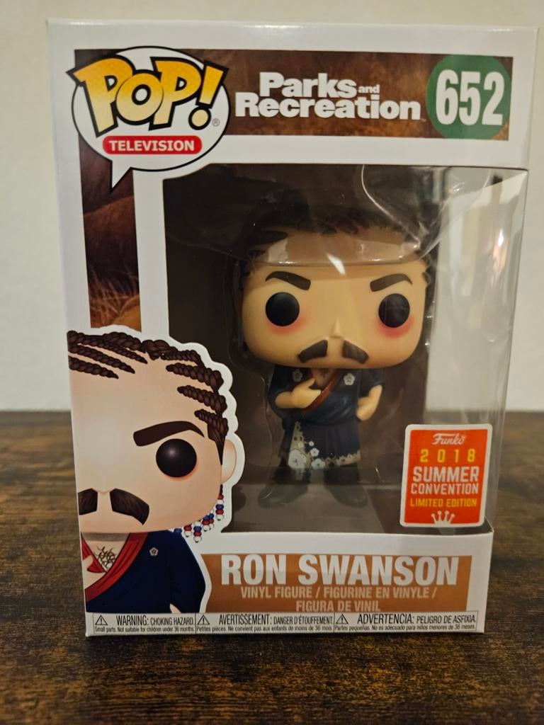 Ron Swanson Cornrows Funko Pop - Parks and Recreation, Ophalen of Verzenden, Nieuw