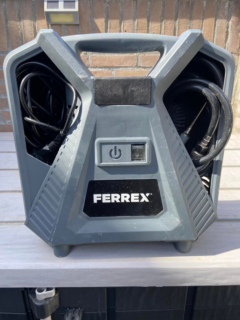 Ferrex Draagbare Compressor, Doe-het-zelf en Verbouw, Compressors, Gebruikt, 6 tot 10 bar, Minder dan 25 liter, Minder dan 200 liter/min