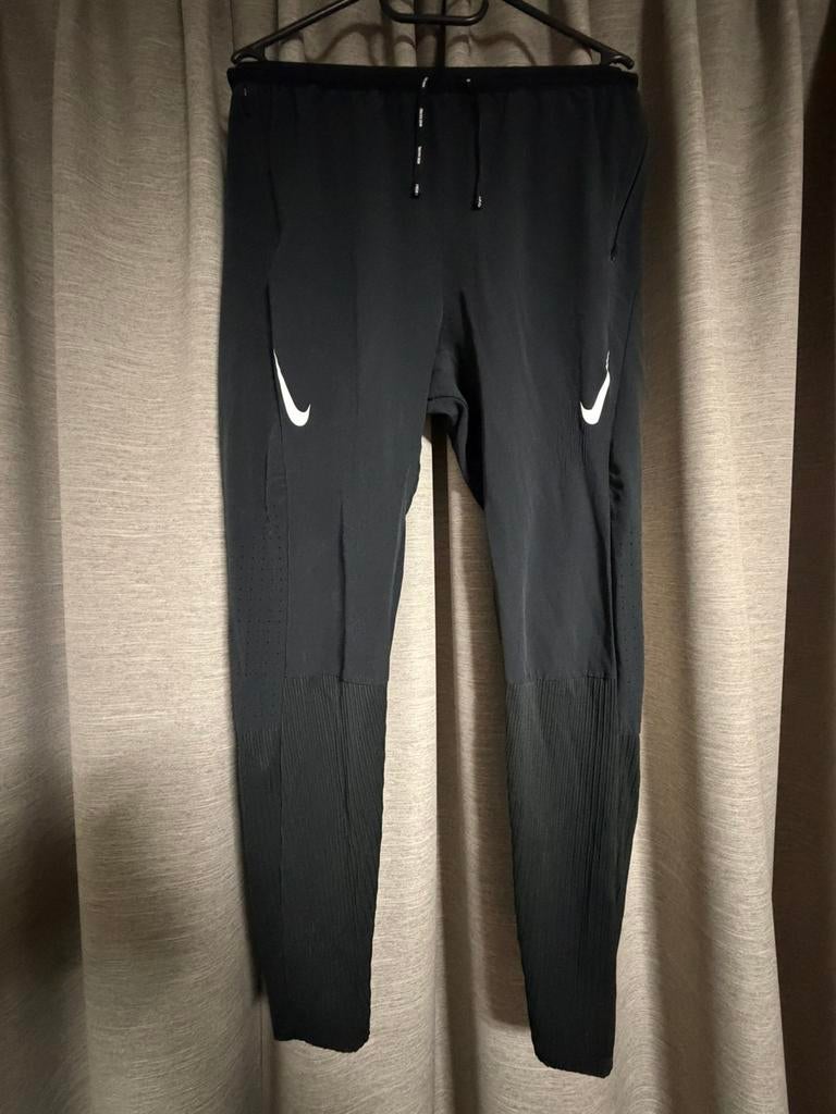 Men’s Nike Dri-Fit ADV Running Pants Black Small, Fitness, Zwart, Ophalen of Verzenden, Zo goed als nieuw