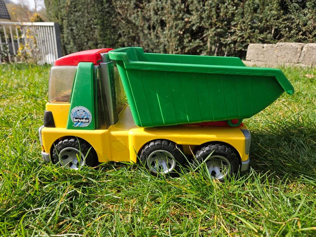 Bruder zand/kiepwagen 35cm - Robuust speelgoed, Ophalen