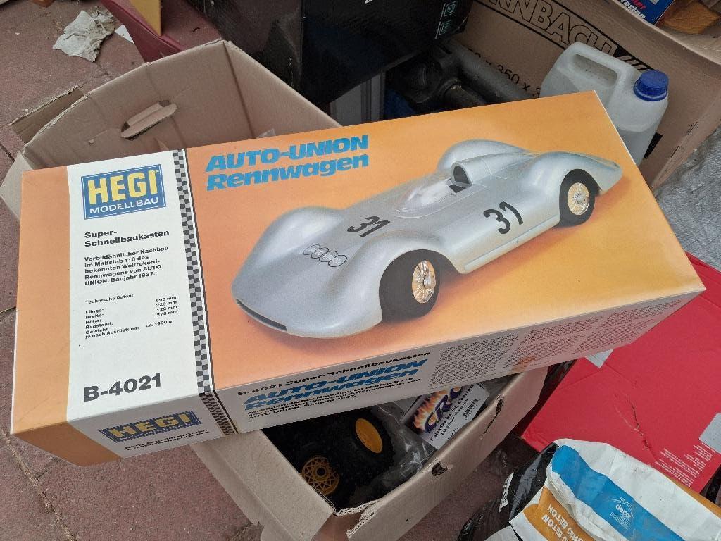 Hegi Auto Union Rennwagen, Hobby en Vrije tijd, Ophalen of Verzenden, Zo goed als nieuw, Overige schalen, Auto onroad