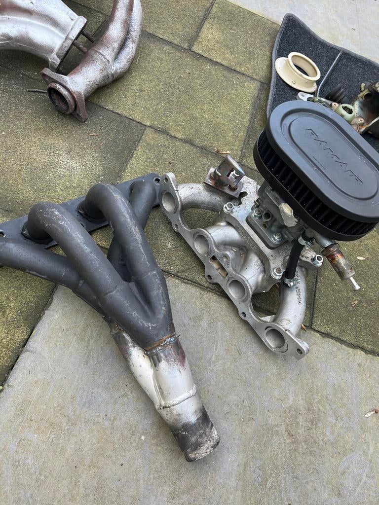 Ford CVH 1.6 Inlaat & Uitlaatspruitstuk + XR2 Weber Carburat, Ophalen, Gebruikt, Ford