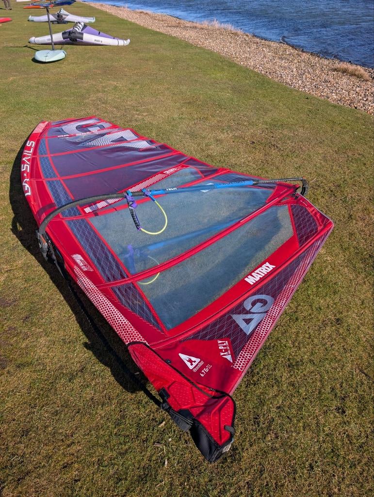 ≥ GA matrix 6.7 met GA RDM 430 70% mast, prolimit pro giek — Windsurfen ...