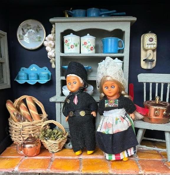 Poppetjes oud klederdracht, Verzamelen, Ophalen of Verzenden, Gebruikt