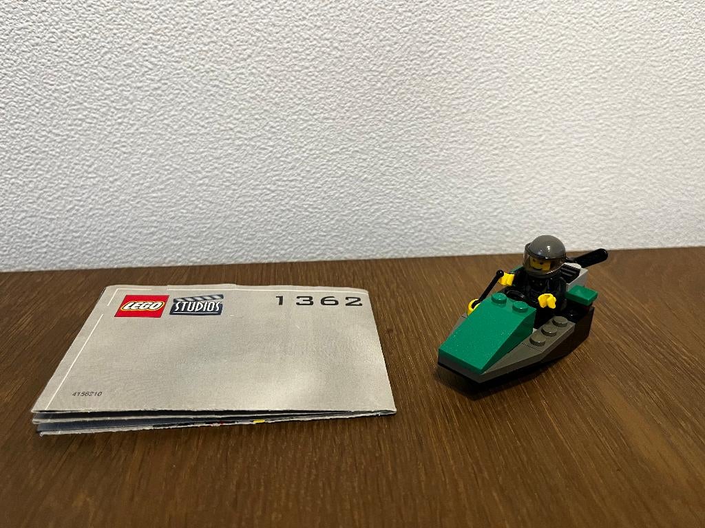 LEGO Studios 1362 Air Boat, Kinderen en Baby's, Speelgoed | Duplo en Lego, Zo goed als nieuw, Lego, Complete set, Ophalen of Verzenden
