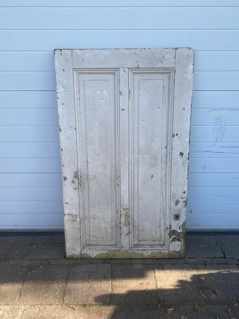 Landelijk brocante houten luik, Ophalen, Zo goed als nieuw