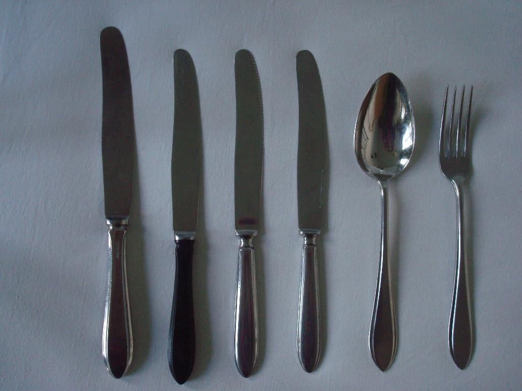 Gero Zilmeta 718 Puntfilet messen vorken lepels, Ophalen of Verzenden