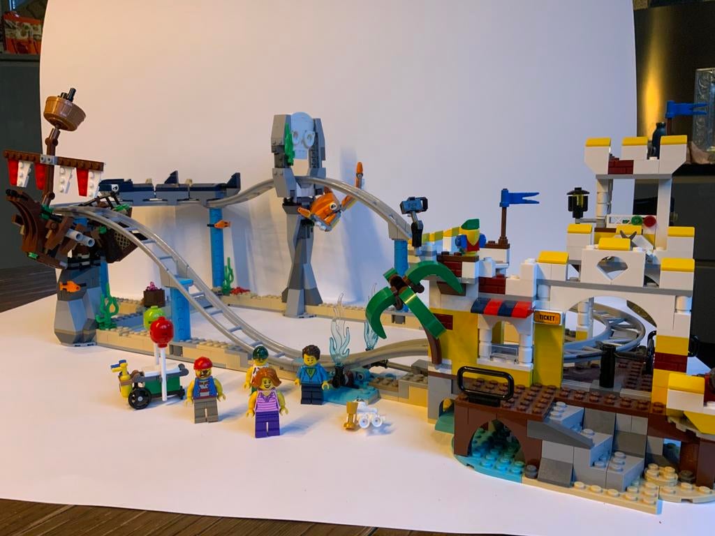 Lego Piraten achtbaan 31084, Ophalen of Verzenden, Zo goed als nieuw