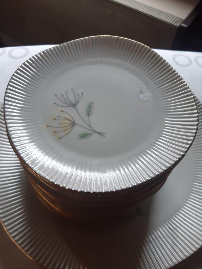 Gebakstel, Huis en Inrichting, Keuken | Servies, Ophalen, Zo goed als nieuw, Glas, Overige stijlen