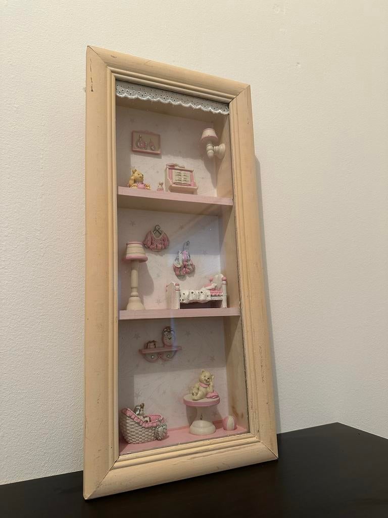 3D SCHILDERIJ - Baby | Kitsch | Miniaturen | Slaapkamer, Ophalen of Verzenden, Zo goed als nieuw