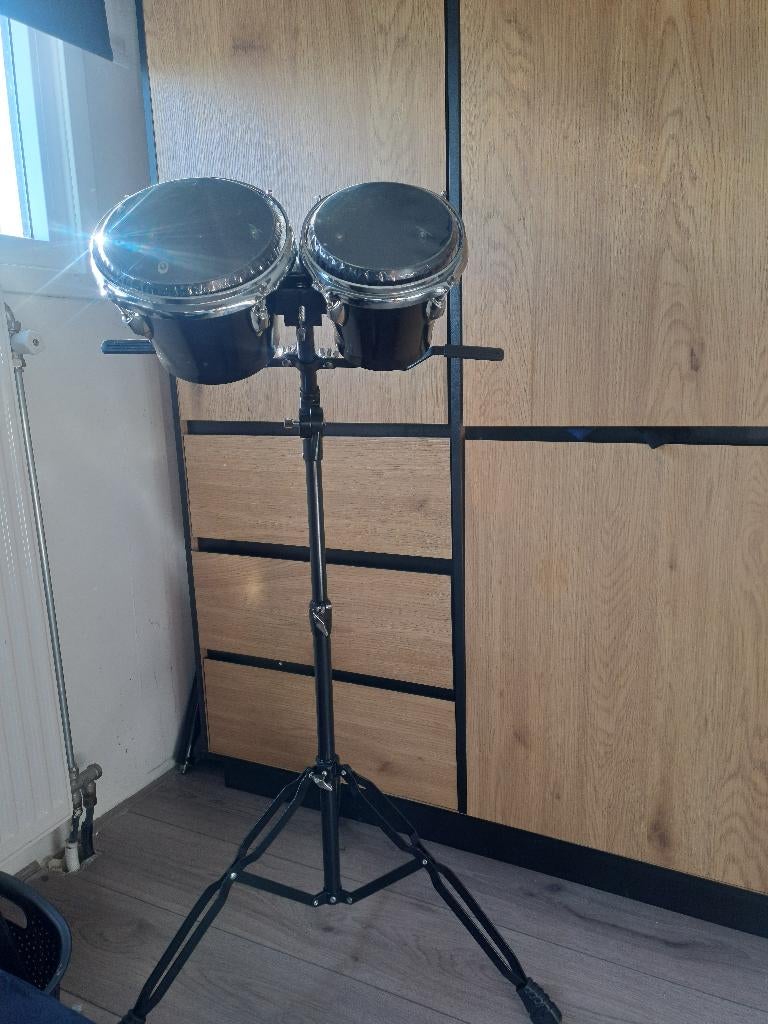 Compleet bongo set, Muziek en Instrumenten, Percussie, Ophalen of Verzenden, Trommel