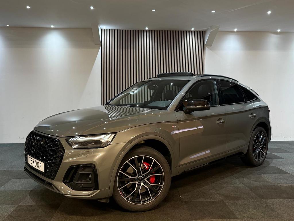 Audi Q5 Sportback 50 TFSI e S-Line bj 2024 Quattro Pano|Cam, 4 cilinders, Leder en Stof, Bedrijf, Vierwielaandrijving