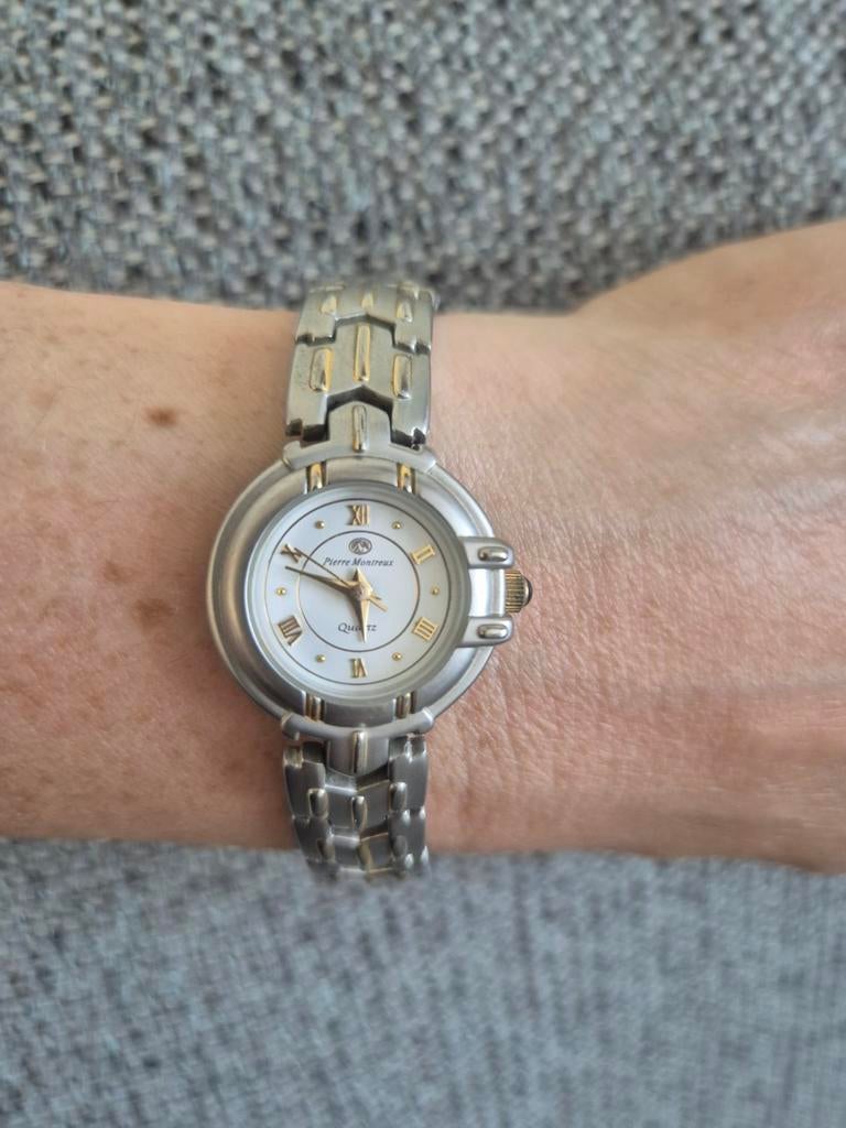 Pierre Montreux dames horloge, Ophalen of Verzenden, Gebruikt
