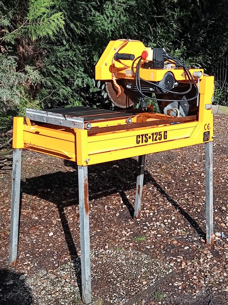 Cedima CTS-125G steenzaag tegelzaagmachine, Doe-het-zelf en Verbouw, Ophalen, Gebruikt, 70 mm of meer, Overige typen