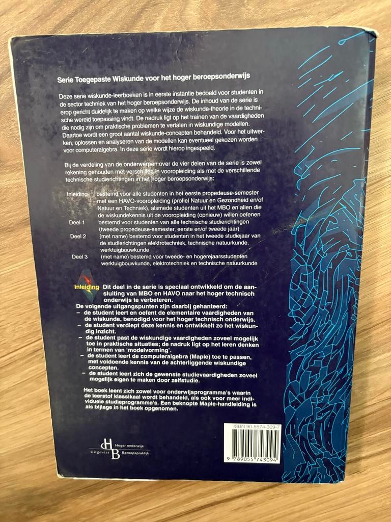 Toegepaste Wiskunde voor het hoger beroepsonderwijs, Boeken, Studieboeken en Cursussen, Gelezen, HBO, Beta, Ophalen of Verzenden