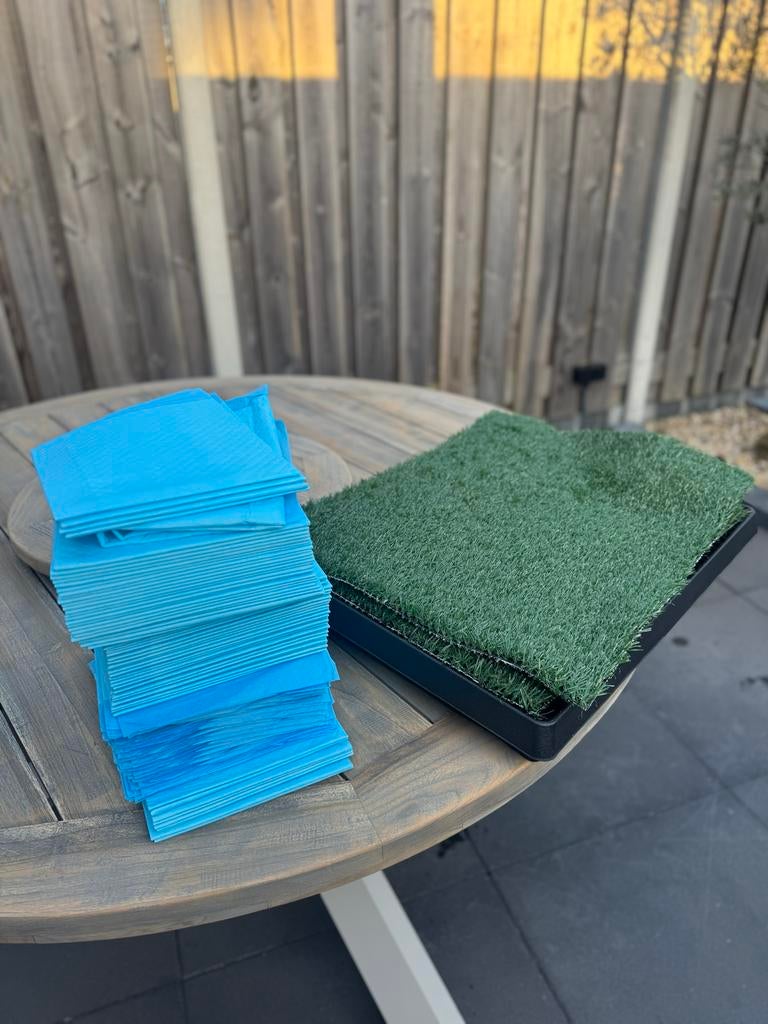 Puppy training plas matjes + kunstof gras honden toilet mat, Ophalen of Verzenden, Nieuw